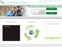 Tablet Screenshot of esse.cl
